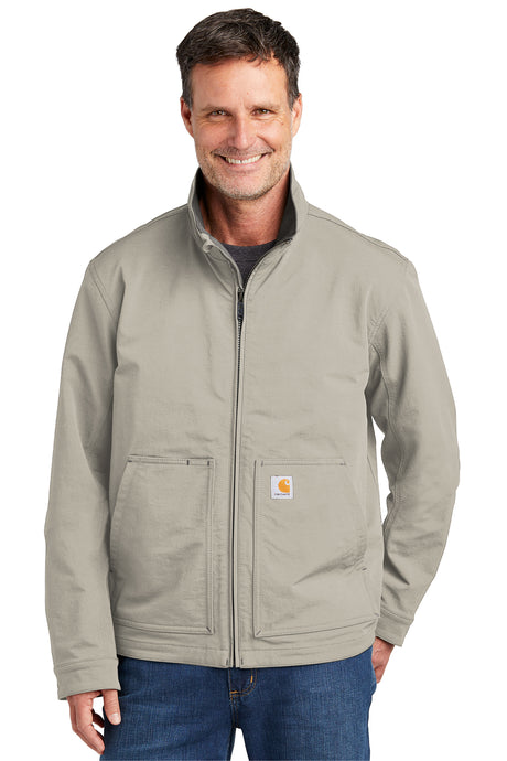 carhartt super dux soft shell jacket greige