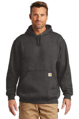 carhartt tall midweight hooded sweatshirt carbon heather