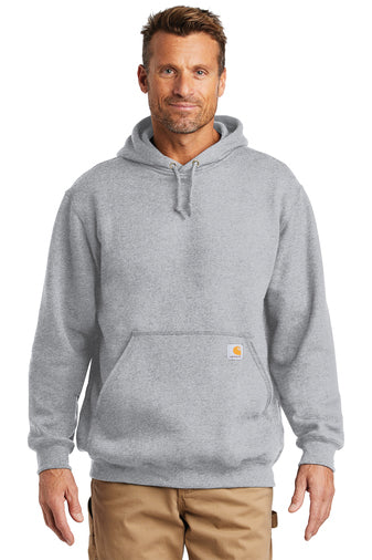 carhartt tall midweight hooded sweatshirt heather grey