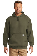 carhartt tall midweight hooded sweatshirt moss