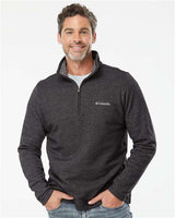 columbia great hart mountain half-zip pullover 162523 black heather