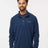 columbia klamath range half-zip pullover 135247 collegiate navy