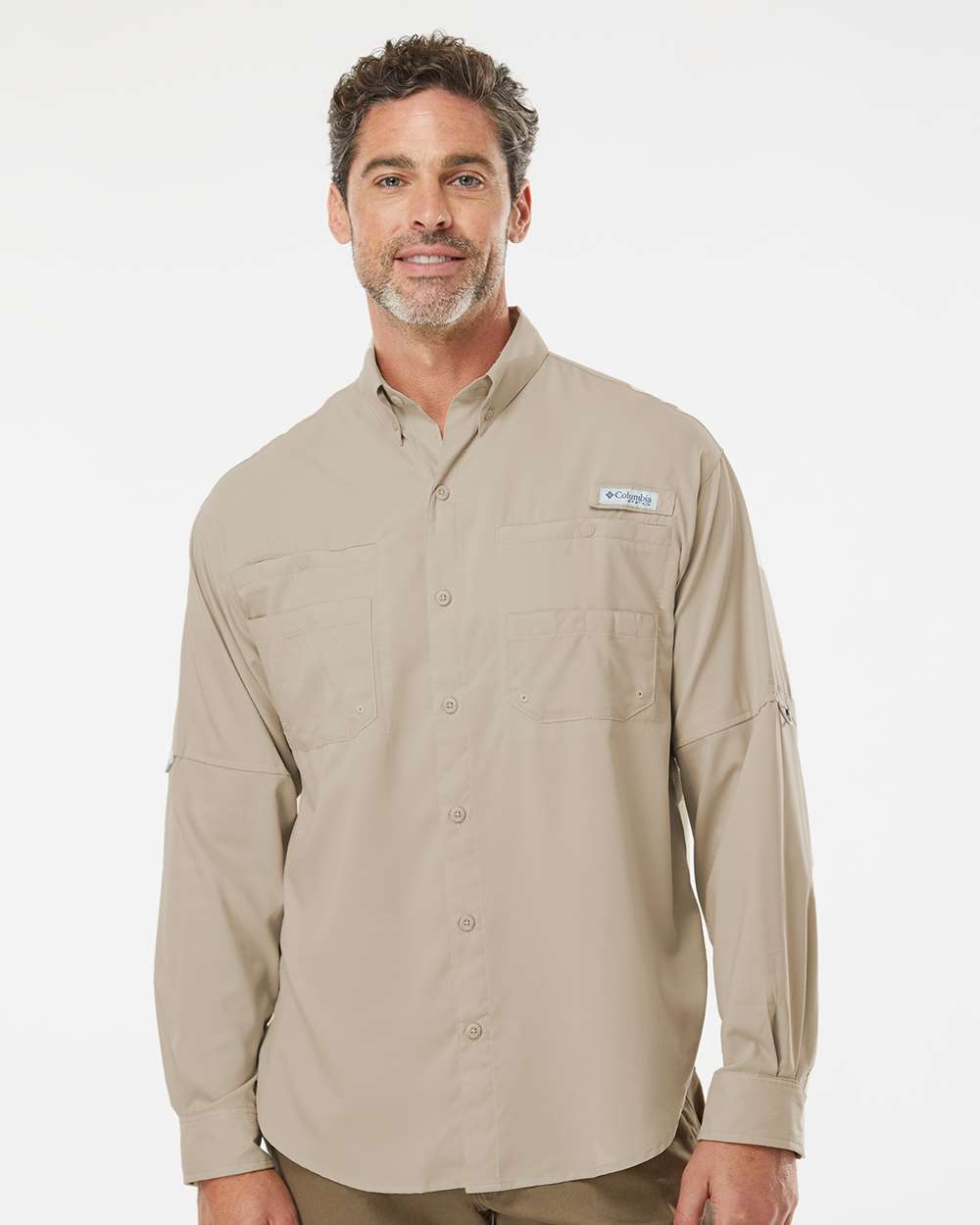 columbia pfg tamiami long sleeve shirt 128606 fossil