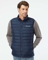 columbia powder lite vest 174803 collegiate navy