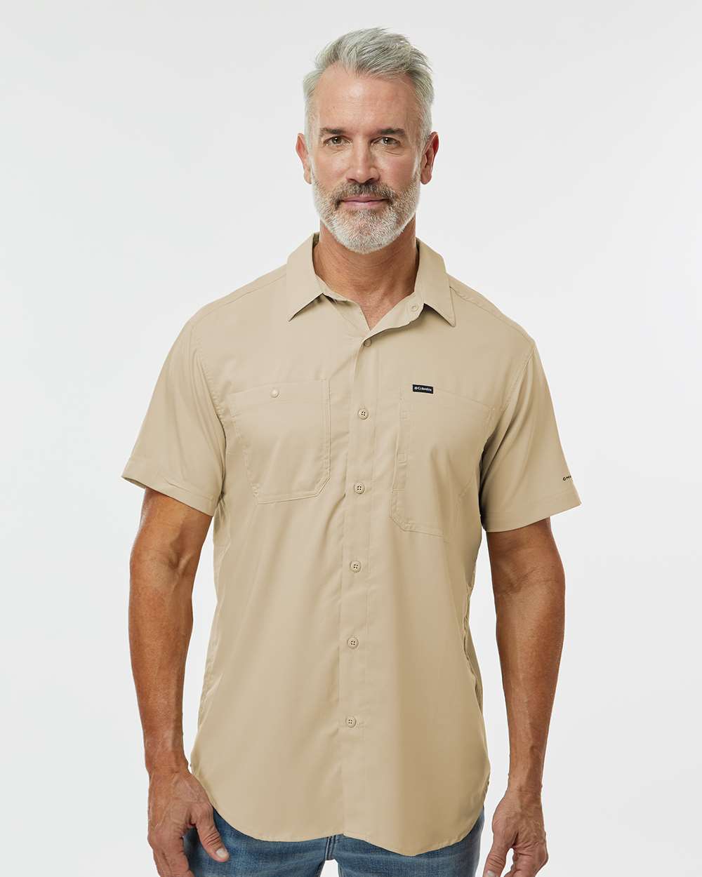 columbia silver ridge utility lite short sleeve shirt 203072 ancient fossil