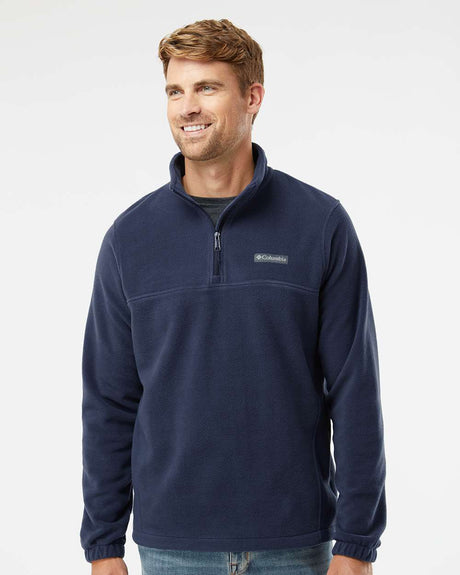 columbia steens mountain fleece quarter-zip pullover 162019 collegiate navy