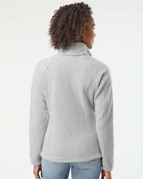 columbia womens benton springs fleece full-zip jacket 137211 cirrus grey heather