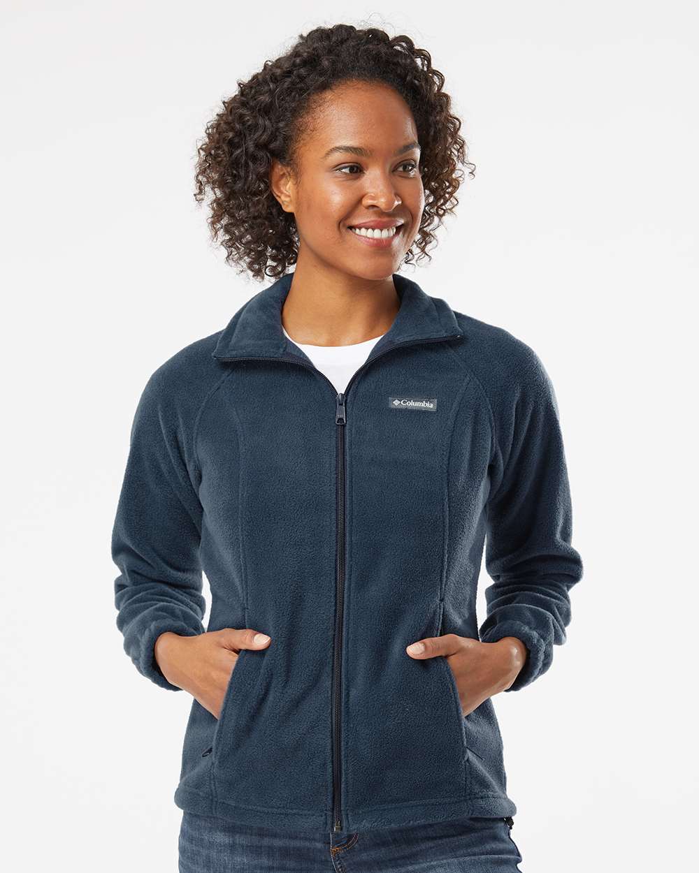 columbia womens benton springs fleece full-zip jacket 137211 columbia navy