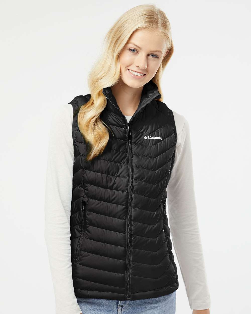 columbia womens powder lite vest 175741 black