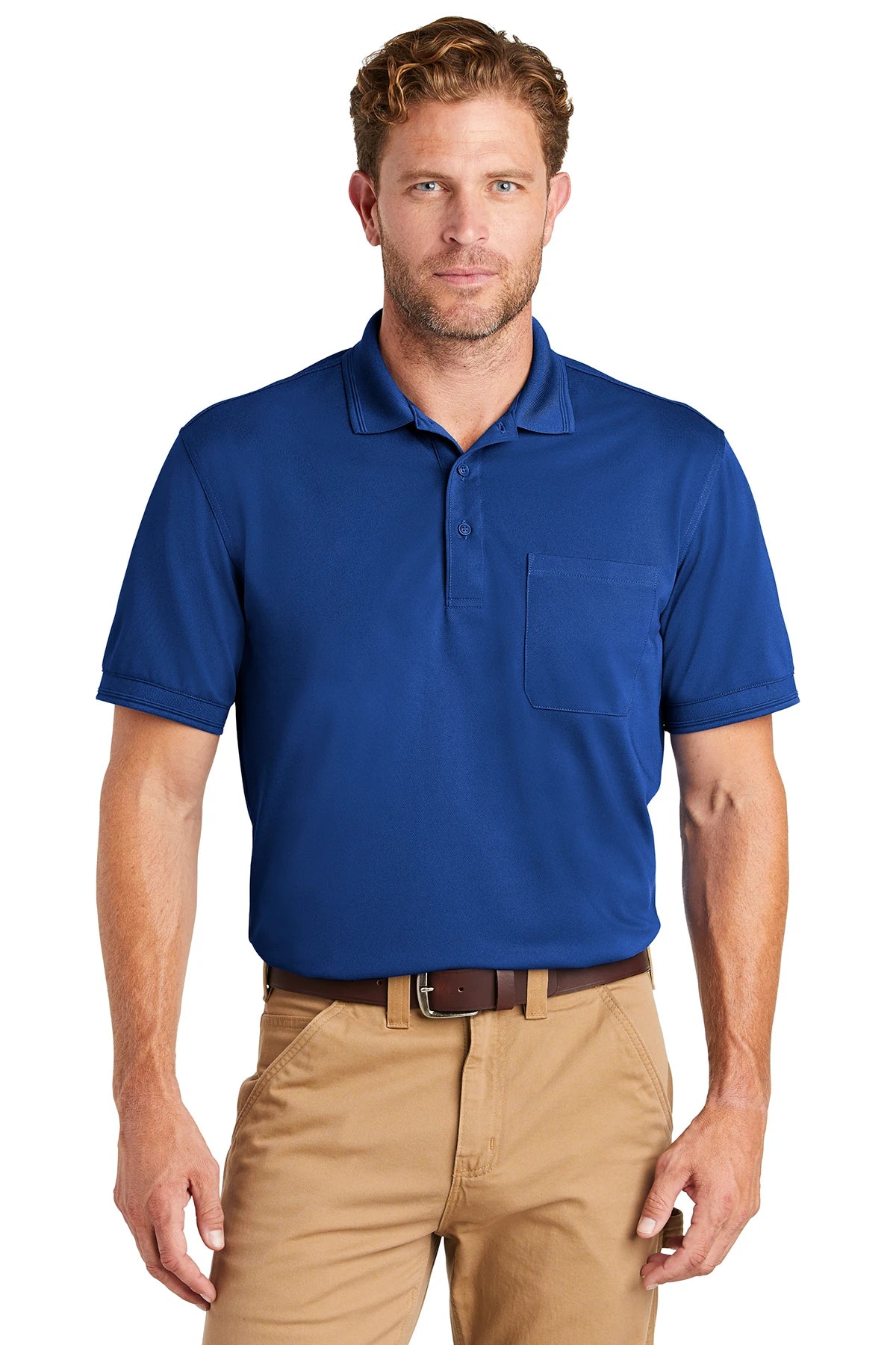 CornerStone ® Industrial Snag-Proof Pique Pocket Polo CS4020P