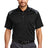 select snag proof two way colorblock pocket polo black charcoal