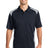 select snag proof two way colorblock pocket polo dark navy light grey