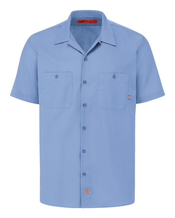 Dickies Industrial Short Sleeve Work Shirt Long Sizes