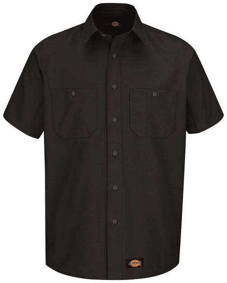 dickies short sleeve work shirt tall black