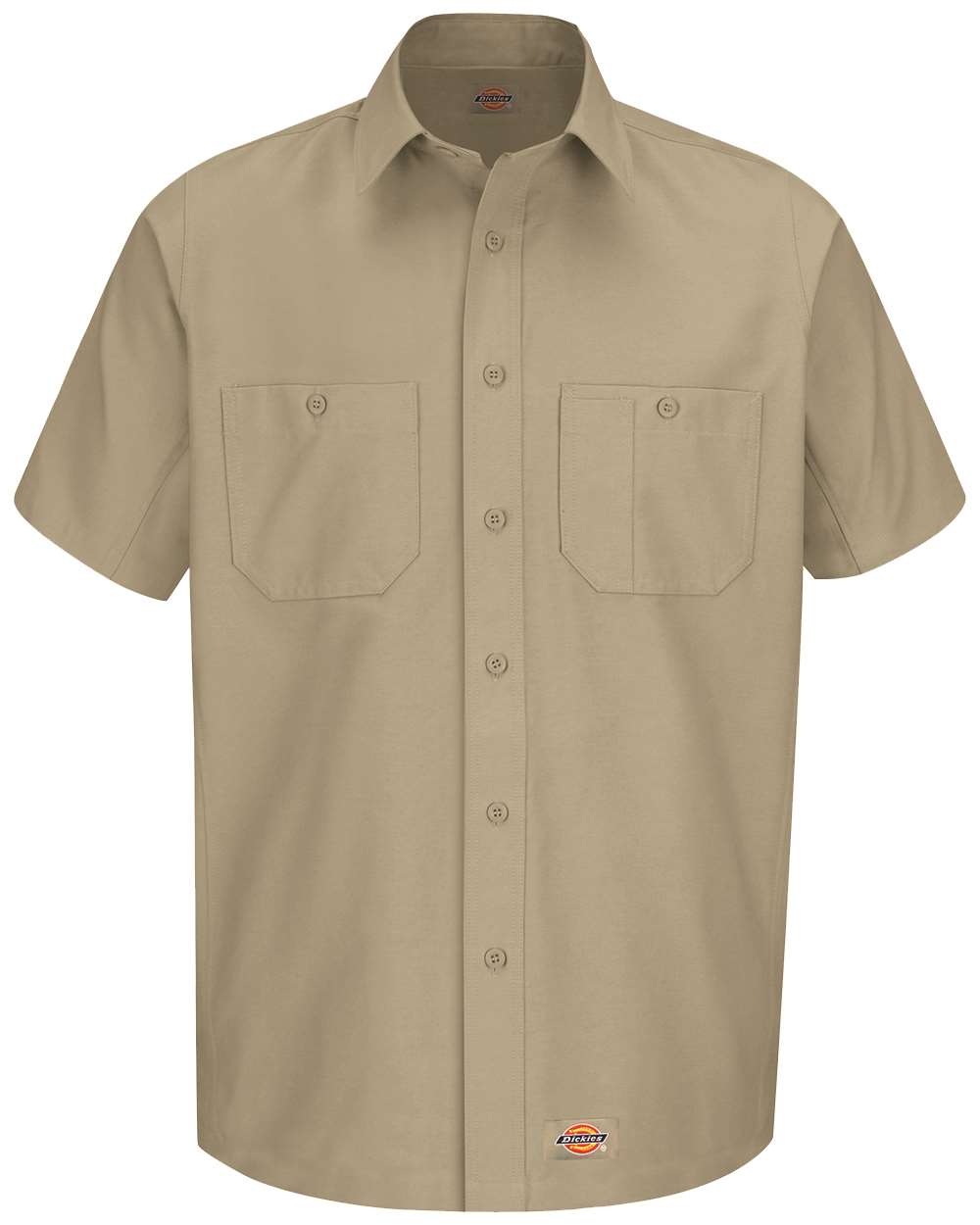 dickies short sleeve work shirt tall khaki