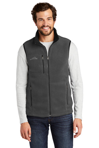 eddie bauer fleece vest eb204 grey steel