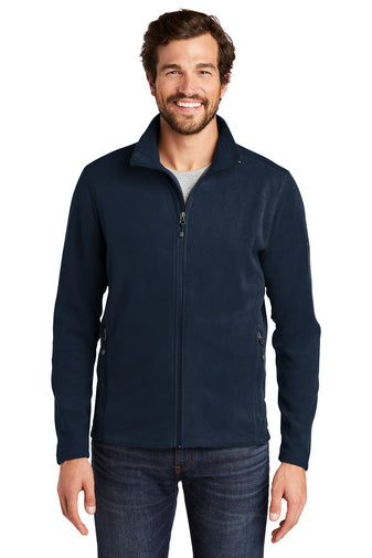 full-zip microfleece jacket eb224 navy