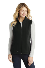 eddie bauer ladies fleece vest eb205 black