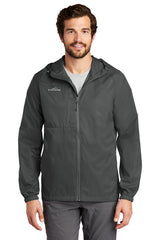 eddie bauer packable wind jacket eb500 grey steel