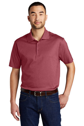 eddie bauer performance polo eb102 red rhubarb