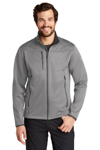 weather resist soft shell jacket eb538 chrome