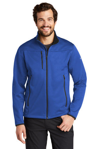 weather resist soft shell jacket eb538 cobalt blue