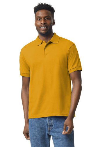 dryblend 6 ounce jersey knit sport shirt gold