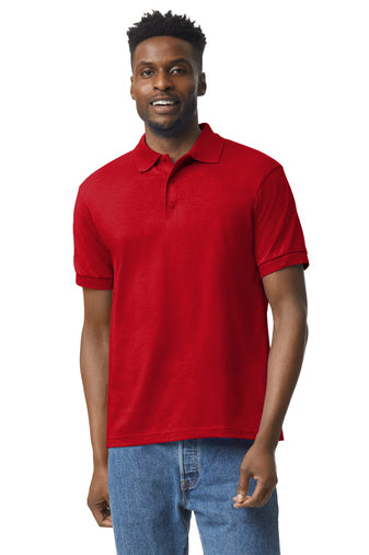 dryblend 6 ounce jersey knit sport shirt red