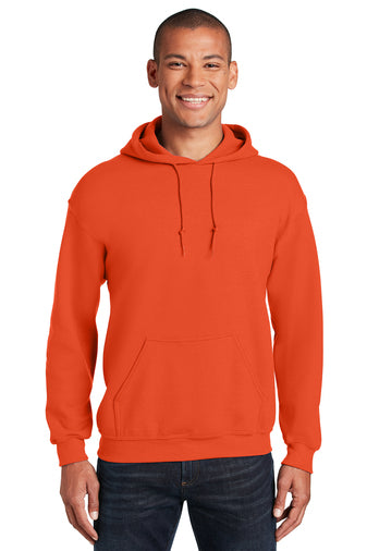 heavy blend hooded sweatshirt orange