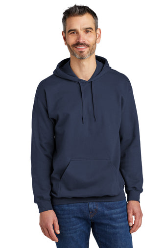 softstyle pullover hooded sweatshirt navy