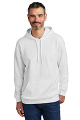 softstyle pullover hooded sweatshirt white