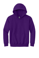 youth heavy blend hooded sweatshirt purple