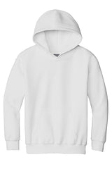 youth heavy blend hooded sweatshirt white