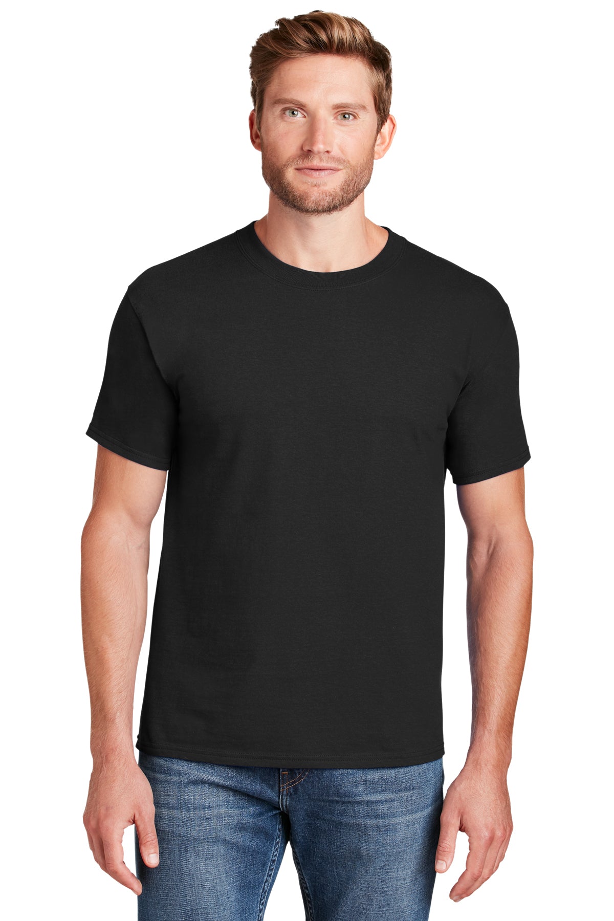 beefy t 100 cotton t shirt black