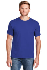 beefy t 100 cotton t shirt deep royal