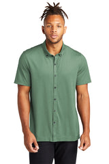 Mercer+Mettle™ Stretch Pique Full-Button Polo MM1006