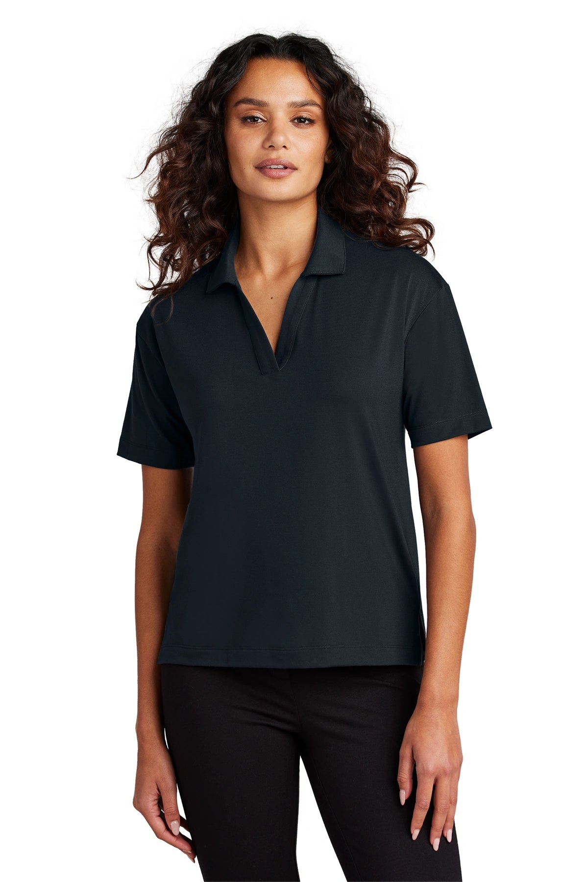 Mercer+Mettle™ Women’s Stretch Jersey Polo MM1015