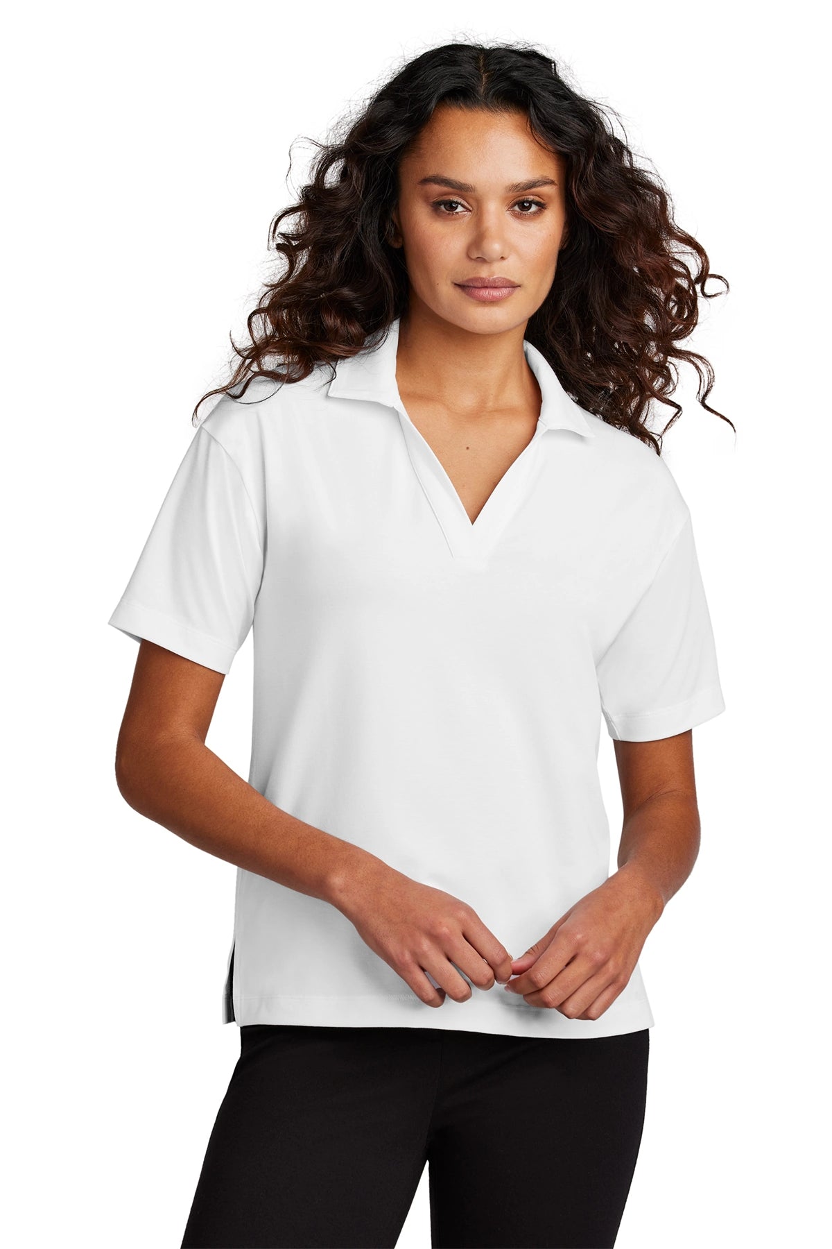 Mercer+Mettle™ Women’s Stretch Jersey Polo MM1015