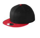 cap flat bill hat snapback black scarlet