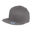 cap flat bill hat snapback charcoal