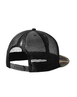 cap snapback trucker cap hat camo black back