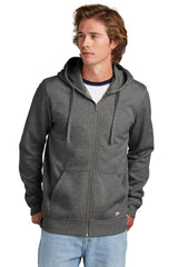 comeback fleece full zip hoodie dark heather grey