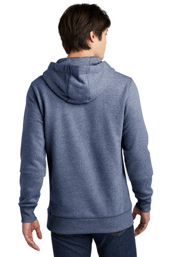 french terry pullover hoodie dark royal twist