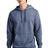 french terry pullover hoodie dark royal twist