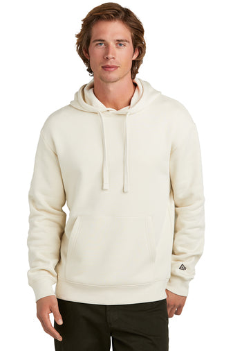 heritage fleece pullover hoodie soft beige