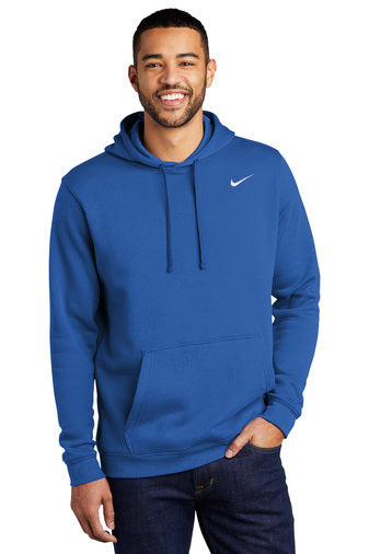 club fleece pullover hoodie royal