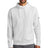 fleece sleeve swoosh full zip hoodie white