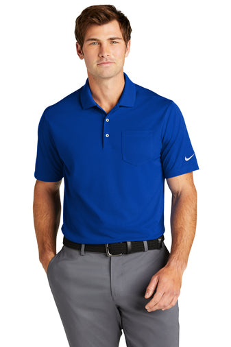 dri fit micro pique 2.0 pocket polo game royal