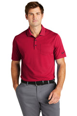 dri fit micro pique 2.0 pocket polo university red