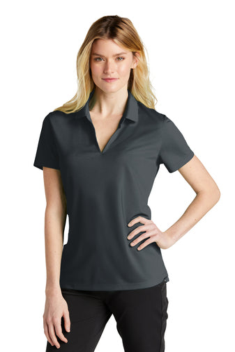 ladies dri fit micro pique 2.0 polo anthracite